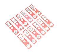 ibasenice Kit de Lames Préparées pour Microscope Plastique Rouge Sécurisé Accessoires Éducatifs pour Garçon Fille Observation Insectes et Biologie Garçon Fille