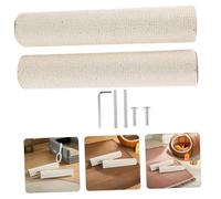 ibasenice Kit de Remplacement pour Sisal Naturel Poteaux à avec Vis et Clé Rechange pour Protéger Meubles Intérieurs et Prolonger Vie