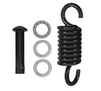 ibasenice Kit de Suspension pour Chaise Hamac avec Ressorts et Crochets Acier Accessoires de Remplacement pour Chaise Suspendue Installation Facile et Sûre Ensemble Complet Ressort Noir