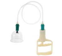 ibasenice Kit de Ventouses Manuelles avec Pompe à Main Ergonomique pour Thérapie par Aspiration de Ventouses Sous Vide pour Massage Musculaire à Domicile et Soins Familiaux