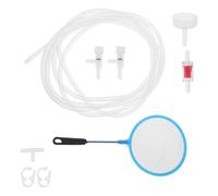 ibasenice Kit d'Incubation d'Œufs de Crevettes DIY 9 Pièces Accessoires Transparents pour Aquarium Incubateur Compact et Réutilisable pour Élevage d'Artémias et Poissons Aquatiques