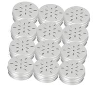 ibasenice Kit Olfactif Portable 12 Boîtes en Aluminium pour Dressage 60 ML Mallette Résistante pour Entraînement Travail Olfactif et Identification d'Arômes