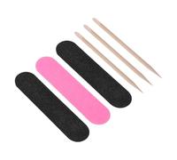 ibasenice Kit Ongles 200 Pièces de Limes en Bois et Bâtons Repousse-cuticules pour Manucure, Outils de Soin des Ongles Pratiques pour Usage à Domicile