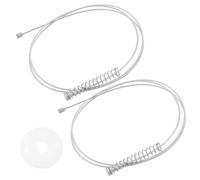 ibasenice Kit Réparation Câble Lève-vitre Voiture Compatible Marque Coréenne Câble Régulateur Puissance avec Clips de Fixation pour Réparation Auto Facile et Montage Stable