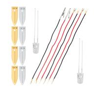 ibasenice Kit Scientifique Batterie de Fruits Complet avec Plaques de Zinc et Cuivre Expérience Électrique Éducative pour Garçon Fille pour Cours à et Projets Stem Scolaires