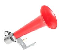 ibasenice Klaxon de Vélo Installation sans Outils Son Clair et Puissant Klaxon de Guidon, Plastique Rouge pour Vélo de Route et Bicyclette, Adultes