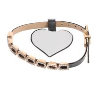 ibasenice Lacets Décoratifs pour Talons Hauts Femme 07 CM Noirs Brillants avec Cristaux Accessoire de Chaussures pour Maintien et Élégance 1 Paire Adaptée aux Chaussures à Brides