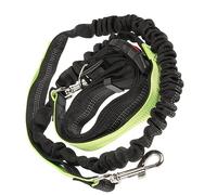 ibasenice Laisse de Multifonctionnelle avec Ceinture Ajustable pour Course Laisse de Jogging avec Coutures Réfléchissantes pour Optimal