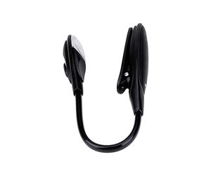 ibasenice Lampe de Lecture LED à Clip Portable Noire, Pupitre Lumineux pour Partitions, Faible Consommation, Facile à Fixer, Plastique, Dimensions 22,5 X 2,9 X 1,8 CM, Lecture