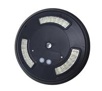 ibasenice Lampe Solaire LEDs pour Drapeau Éclairage Pratique et pour Usage Extérieur Facile à Installer Résistante Aux Intempéries