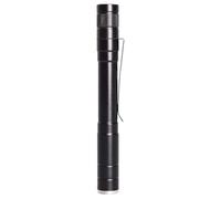 ibasenice Lampe Stylo à Piles Clip de Poche Noire en Alliage D'aluminium Lampe Torche Médicale Portable pour Médecins et pour Examen Oral