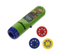 ibasenice Lampe Torche Projecteur Dinosaure Motifs Interchangeables pour Garçon et Filles et Définition Réglable en Plastique Vert Jouet Éducatif pour Garçons et Filles