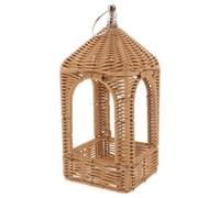 ibasenice Lanterne de Sol tressée d'extérieur : Décoration | Lanterne décorative en plastique pour intérieur, à suspendre dans une cheminée ou un jardin, pour Noël.