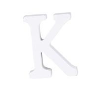 ibasenice Lettre Bois K de Décoration Murale Simple pour Mariage Anniversaire Maison ou Magasin Alphabet Bois Décoration Lettres
