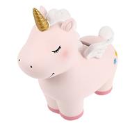 ibasenice Licorne Banque d Money Saving Box pour Les Enfants pour Les Filles Smashable D Étain De Jouets pour Enfants Billets Résine Cagnotte De Bébé