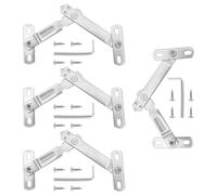 ibasenice Limiteur de fenêtre en acier inoxydable 4 sets pour sécurité renforcée et prévention des chutes d'enfants, accessoires complets pour maison