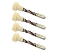 ibasenice Loquet à Ressort Pack de 4 Pièces en Acier Inoxydable avec Système de Verrouillage Sécurisé, Accessoires Pratiques pour Lit Garçon et Filles pour Cadres de Lit et Berceaux