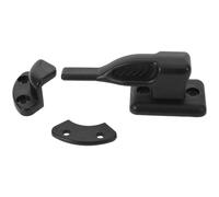 ibasenice Loquet de Porte en Nylon Noir Pivotant pour Caravane Loquet D’Armoire de Camping-Car Résistant aux Intempéries de Trappe de Bateau Compatible Remorque et Yacht Installation Facile