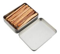 ibasenice Lot D’Allume-Feu Naturel en Bâtonnets de Bois Séchés au Four Combustion Rapide Petit Bois D’Allumage pour Camping Barbecue et Kit Allume-Charbon Polyvalent Boîte Métallique