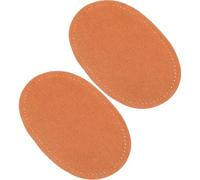 ibasenice Lot de 1 Paire de Coudières Ovales à Coudre en Pu Suédé Camel Trous Pré-percés, Accessoires de Couture Polyvalents pour Activités Sportives et Vêtements DIY