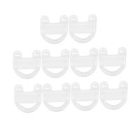 ibasenice Lot de 10 Connecteurs à Clipser pour Cages D’Animaux en Plastique Petite Taille Fixation Sécurisée pour Cages en Fil Métallique Accessoires De Montage DIY Et Petits Animaux