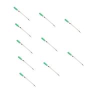 ibasenice Lot de 10 Échantillons De Grains De Riz De Blé De Céréales De Maïs en Acier Inoxydable Argentés