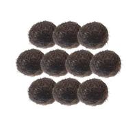 ibasenice Lot de 10 Nids d'oiseaux Artificiels Décoratifs pour L'Artisanat Matériaux Artificiels Décorés Nids d'oiseaux avec Œufs Petits Ornements Réalistes Nids Tissés en