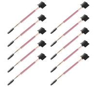 ibasenice Lot de 10 Peignes de Toilettage pour Chiens à Double Tête Brosse à Larmes pour Yeux Sensibles Matériau Hypoallergénique Format Portable pour Démêler et Nettoyer le Visage des