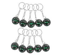 ibasenice Lot de 10 Porte-clés Boussole Sphérique Imperméable, Mini Boussole Portable pour Camping et Randonnée, Accessoire Léger et Compact pour Navigation Extérieure