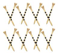 ibasenice Lot de 100 Piquets 70Mm Tees en Plastique Supports Stables pour Balles Accessoires d'Entraînement pour Golfeurs