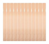 ibasenice Lot de 12 bâtonnets mélangeurs en bois - Spatules plates de 30 cm de long, agitateurs réutilisables en bouleau pour peinture, époxy et travaux de bricolage.