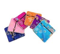 ibasenice Lot de 12 Bourses à Monnaie pour Femme Style Chinois en Coton, Grosse Capacité, Pratique à Transporter, pour Anniversaires Féminins et Saint-Valentin Style Plusieurs Styles