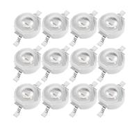 ibasenice Lot de 12 LED pour projecteurs PAR de scène : LED haute luminosité 3 W, pièces détachées pour éclairage scénique (DJ, théâtre, fêtes, mariages), éclairage bleu