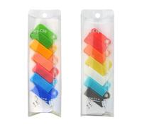 ibasenice Lot de 12 Pinces Multifonctionnelles en Plastique Couleur Aléatoire, Clips de Fermeture Étanches pour Classement de Fichiers, Fourniture de Bureau Portable,