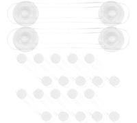 ibasenice Lot de 12 Verrous de Sécurité pour Garçon et Filles Transparents 165 CM en Acrylique Protection Anti-Pincement pour Placards Tiroirs Réfrigérateur Installation Adhésive sans