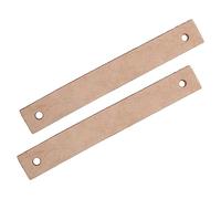 ibasenice Lot de 2 Blocs de Frein en Cuir de Vache, Patins de Frein pour Vélo D'appartement, Réglables, Résistants à l'usure, Accessoires Fitness pour Vélo d'exercice Indoor et Musculation