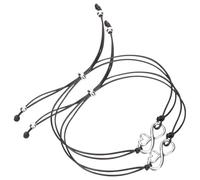 ibasenice Lot de 2 Bracelets Mère-Fille en Acier Inoxydable Réglables Design Cœur Tressé Bijoux de Poignet pour Fille et Maman Présent Fête des Mères et Rentrée Scolaire Ensemble de