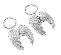 ibasenice Lot de 2 Breloques Décoratives Ailes D'ange Amovibles en Zinc, Accessoires de Chaussure Délicats pour Bottes et Chaussures, Charms Élégants pour Personnalisation Mode, Usage