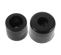 ibasenice Lot de 2 Butoirs Anti-Collision en Caoutchouc Noir Protection de Pare-Chocs pour Camions et Remorques Coussins Absorbants Chocs pour Quais de Chargement Usage Extérieur