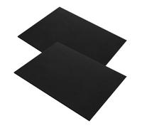 ibasenice Lot De 2 Coussinets Anti-Chocs pour Aquarium Tapis Anti-Éclaboussures Tapis en Caoutchouc Épais Tapis De Nivellement pour Aquarium Filtre Éponge Tapis De Filtre Plateau