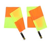 ibasenice Lot de 2 drapeaux de volley-ball pour juge de ligne : drapeaux d'arbitre - Équipement d'arbitrage léger pour l'entraînement sportif de football, les arbitres, les pénalités