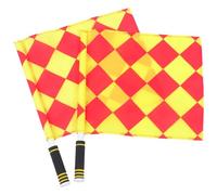 ibasenice Lot de 2 drapeaux de volley-ball pour juge de ligne : drapeaux d'arbitre - Équipement d'arbitrage léger pour l'entraînement sportif de football, les arbitres, les pénalités