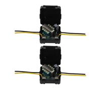 ibasenice Lot de 2 Filtres Anti-Parasites 12 V pour Voiture Isolateurs de Bruit pour Système Stéréo Auto Filtre de Puissance Compatible Modèles Variés du Bruit et Protection Électronique