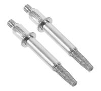 ibasenice Lot De 2 Meules pour Tronçonneuse 4.8 Mm Accessoires De Remplacement pour Affûteuse Manuelle Pierre à Aiguiser Diamantée Compacte Et Portable pour Entretien De Chaîne