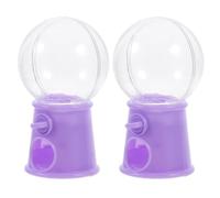 ibasenice Lot de 2 mini distributeurs de bonbons vides en plastique pour enfants, coordination œil-main, jeu de 2 pour la maison et la cuisine