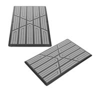 ibasenice Lot de 2 Patchs de Réparation pour Tapis de Pédales de Voiture, Solide en PP PVC, Antidérapants, Compatibles Universellement, Protection Renforcée pour Tapis de Sol Automobile,
