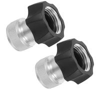 ibasenice Lot de 2 Raccords D'entrée d'eau 3/4 Pouce pour Nettoyeur Haute Pression avec Joint Étanche et Assemblage Rapide, Adapté pour Arrosage de Jardin et Lavage de Voiture