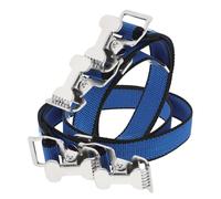 ibasenice Lot de 2 Sangles Réglables pour Échasses de Plaquiste en Nylon Robuste Kit de Fixation de Jambe Compatible Plupart des Modèles pour Travaux de Rénovation et Activités en