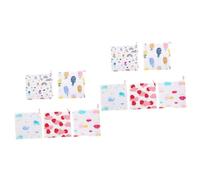 ibasenice Lot De 2 Serviettes À Capuche Pour Enfants - Serviette De Bain Pour Bébé - Bavoirs En Mousseline - Serviette Unisexe - Bavoir En Coton 6 Couches - 5 Pièces X 2
