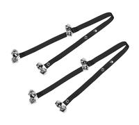 ibasenice Lot de 2 sonnettes d'apprentissage de la propreté pour Chien, Corde réglable, Cloches puissantes pour Chiots et Chats, Accessoires d'entraînement en Plein air